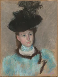 Czarny kapelusz, ok. 1890.