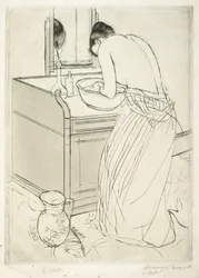 Kąpiąca się kobieta, 1890-1891.