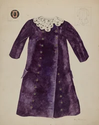 Płaszcz dziecięcy, ok. 1937.