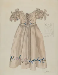 Sukienka dziecięca, ok. 1900 r. 1936.