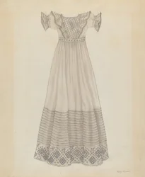 Sukienka niemowlęca, ok. 1900 r. 1936.