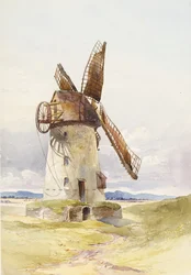 Lytham Mill, ok. 1845-55 (wc na papierze)