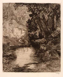 (Three Maidens at the River)