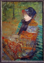 Portret Mademoiselle C. Lydii Cassatt, siostry artystki. Mary Cassatt (1844-1926), 1880