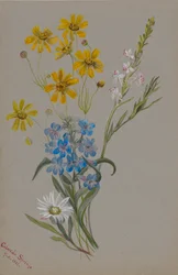 Bez tytułu, Grupa kwiatów, 1883.