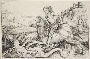 Święty Jerzy i Smok, ok. 1480-90