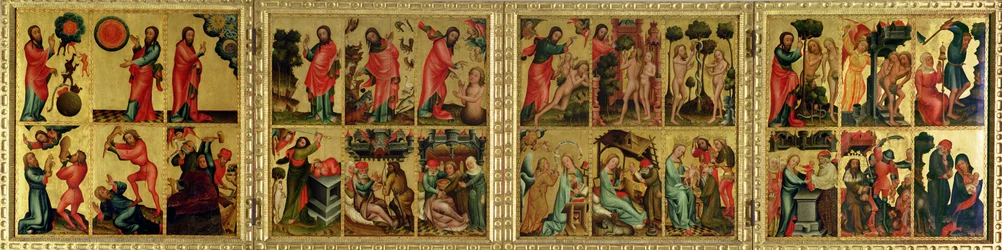 Ołtarz główny św. Piotra w Hamburgu, Ołtarz Grabowera (tempera na desce)