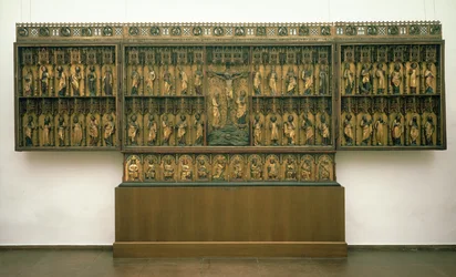 Ołtarz wysoki św. Piotra w Hamburgu, Ołtarz Grabowera, 1383 (tempera na desce)