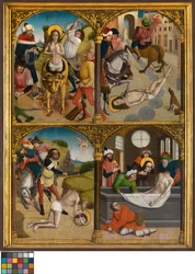 Legenda św. Jerzego, ok. 1500-10 (olej na desce)