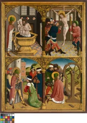 Legenda św. Jerzego, ok. 1500-10 (olej na desce)