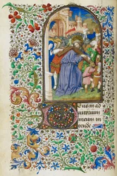 Księga godzin dla Jeana de Dunois, f.136v, ok. 1436-50 (rękopis iluminowany)