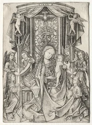 Madonna na tronie z ośmioma aniołami