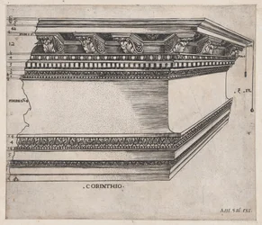 Lustro rzymskiej świetności: belkowanie korynckie, ca. 1535, ok. 1535 1535