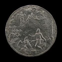 Św. Jan komponuje Objawienie na Patmos, 1570s