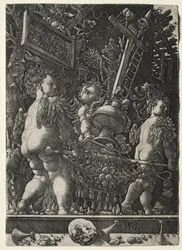 Aniołowie niosący herby Męki Pańskiej, 1533.