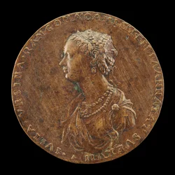 Giulia Orsini, 1537-1598, żona Baldassarre Rangoniego, ok. 1930 r. 1554 [awers], 1554.