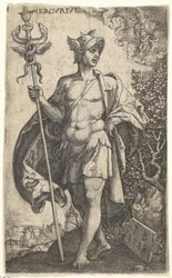 Merkury z Bogów, którzy przewodniczą planetom, 1528.