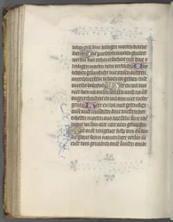 Księga godzin użytkowania Utrechtu: fol. 174v, Tekst, c. 1460-1465.
