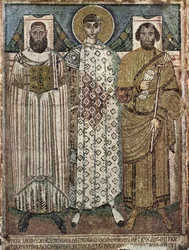 Św. Demetriusz z Salonik z darczyńcami, VI-VII w.