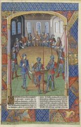 Lancelot Jeziora. Król Artur i Rycerze Okrągłego Stołu, 1494.