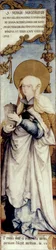 realna fasada skrzydła dawnego ołtarza głównego kościoła św. Marcina, św. Marii Magdaleny; Galeria Państwowa Stuttgart, dawniej Donaueschingen, Zbiory Fürstenberga nr inw. 73-75