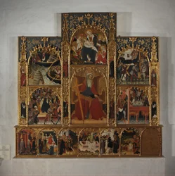 Retabulum ze scenami z życia św. Andrzeja, ca. 1420-30.