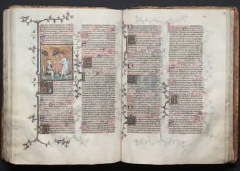 Mszał Gotha: Fol. 116v, Św. 1375.