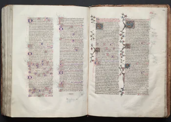 Mszał Gotha: Fol. 144r, Tekst, ok. n.e. 1375.