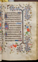 Godzinki Karola Szlachetnego, króla Nawarry (1361-1425): fol. 162r, tekst