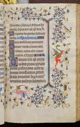 Godzinki Karola Szlachetnego, króla Nawarry (1361-1425): fol. 172r, tekst
