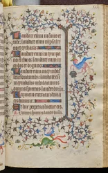 Godzinki Karola Szlachetnego, króla Nawarry (1361-1425): fol. 251r, tekst