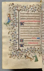 Godzinki Karola Szlachetnego, króla Nawarry (1361-1425): fol. 273v, tekst