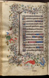 Godzinki Karola Szlachetnego, króla Nawarry (1361-1425): fol. 52v, tekst