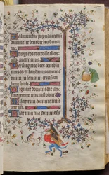 Godzinki Karola Szlachetnego, króla Nawarry (1361-1425): fol. 54r, tekst
