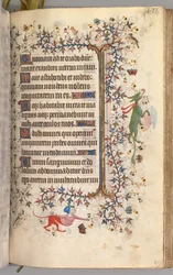 Godziny Karola Szlachetnego, króla Nawarry 1361-1425: fol. 211r, Tekst, c. 1405.