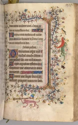 Godziny Karola Szlachetnego, króla Nawarry 1361-1425: fol. 219r, Tekst, c. 1405.