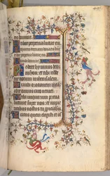 Godziny Karola Szlachetnego, króla Nawarry 1361-1425: fol. 242r, Tekst, c. 1405.