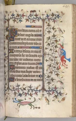 Godziny Karola Szlachetnego, króla Nawarry 1361-1425: fol. 244r, Tekst, c. 1405.