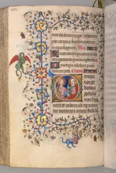 Godziny Karola Szlachetnego, króla Nawarry 1361-1425, fol. 269v, SS. Szymona i Judasza, c. 1405.