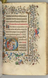 Godziny Karola Szlachetnego, króla Nawarry 1361-1425, fol. 282r, św. 1405.