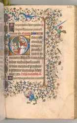 Godziny Karola Szlachetnego, króla Nawarry 1361-1425, fol. 2865r, św. 1405.