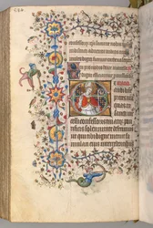 Godziny Karola Szlachetnego, króla Nawarry 1361-1425, fol. 286v, św. 1405.