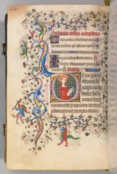 Godziny Karola Szlachetnego, króla Nawarry 1361-1425, fol. 301v, św. 1405.