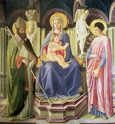 Madonna z Dzieciątkiem z Św. Klemens i Justyn, 1449-50
