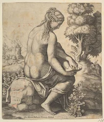 Wenus usuwa cierń ze stopy, 1532.