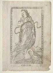 Clio (historia) (z serii Tarocchi D: Apollo i muzy, nr 19)