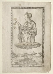 Geometria z Tarocchi, seria C: Liberal Arts, #24, przed 1467.