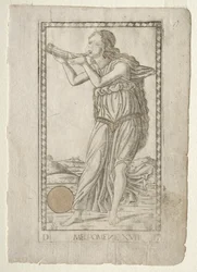 Melpomena (tragedia) (z serii Tarocchi D: Apollo i muzy, nr 17)