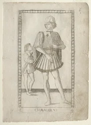 Rycerz z Tarocchi, seria E: Warunki człowieka, #6, przed 1467.