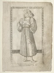 Kupiec z Tarocchi, seria E: Warunki człowieka, #4, przed 1467.